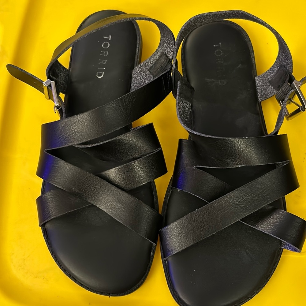 Torrid black sandals